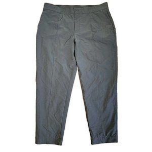 MONDETTA Solid All Grey Gray Activewear Lined Pants with Pockets Womens Size 16